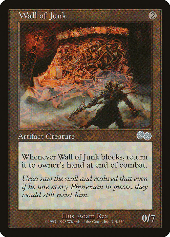 Wall of Junk [Urza's Saga] MTG Single Magic: The Gathering | Red Claw Gaming