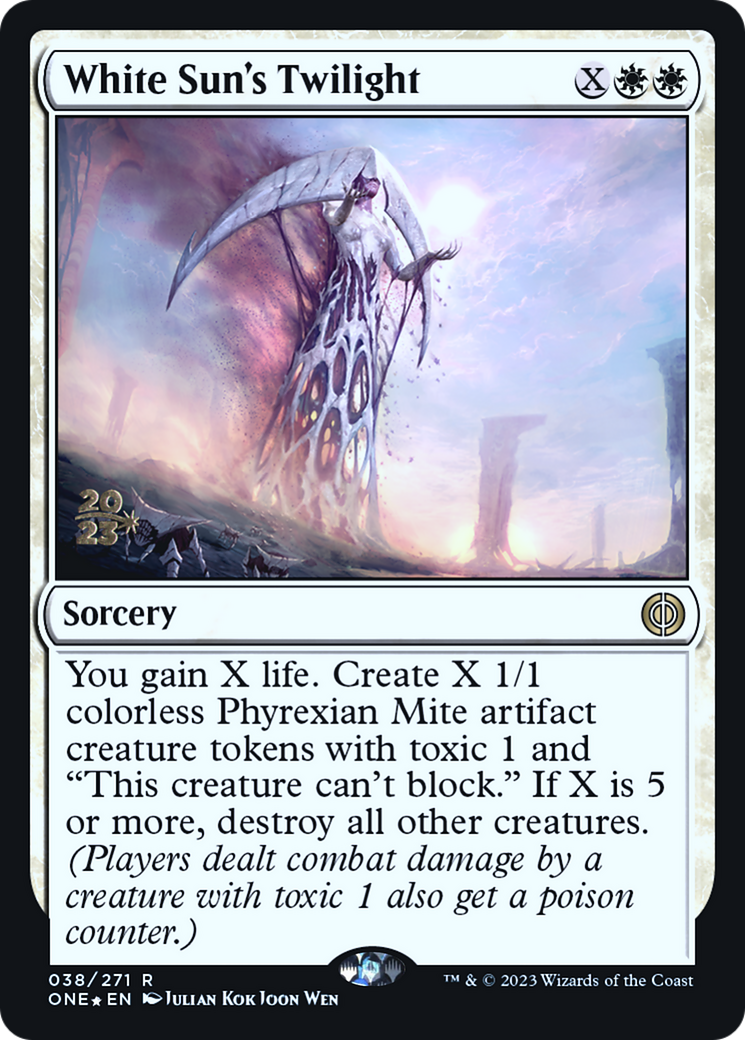 White Sun's Twilight [Phyrexia: All Will Be One Prerelease Promos] MTG Single Magic: The Gathering | Red Claw Gaming