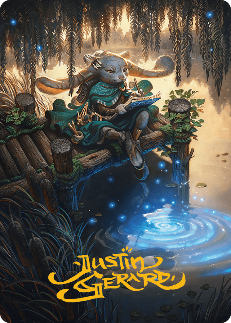 Tamiyo, Field Researcher Art Card (Gold-Stamped Signature) [Bloomburrow Art Series] MTG Single Magic: The Gathering    | Red Claw Gaming