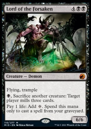 Lord of the Forsaken (Promo Pack) [Innistrad: Midnight Hunt Promos] MTG Single Magic: The Gathering | Red Claw Gaming