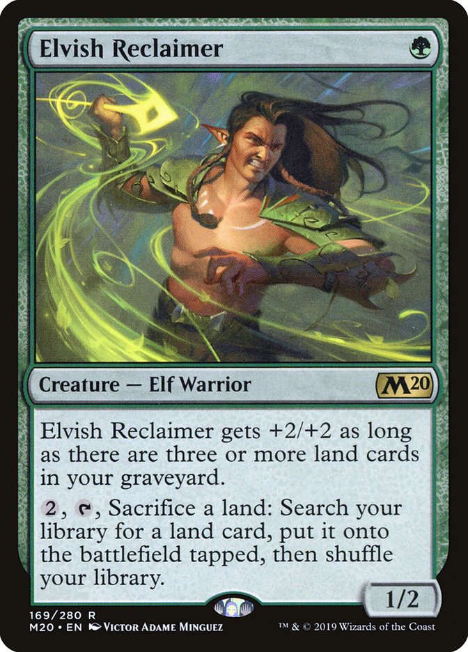 Elvish Reclaimer [Core Set 2020] MTG Single Magic: The Gathering | Red Claw Gaming