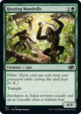 Hooting Mandrills [Jumpstart 2022] MTG Single Magic: The Gathering | Red Claw Gaming