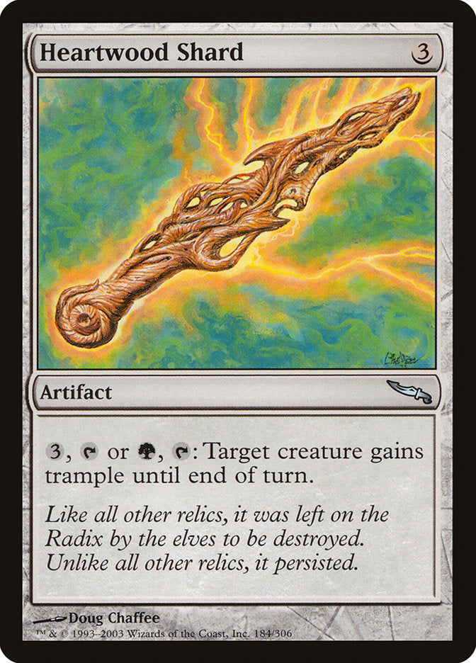 Heartwood Shard [Mirrodin] MTG Single Magic: The Gathering | Red Claw Gaming