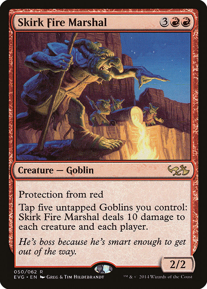 Skirk Fire Marshal (Elves vs. Goblins) [Duel Decks Anthology] MTG Single Magic: The Gathering | Red Claw Gaming