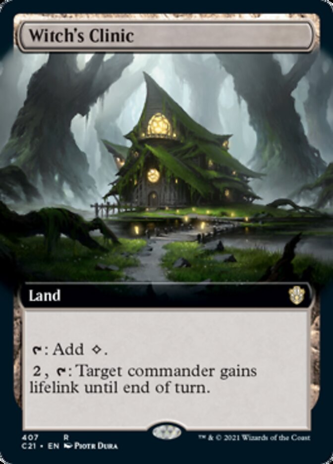Witch's Clinic (Extended Art) [Commander 2021] MTG Single Magic: The Gathering | Red Claw Gaming