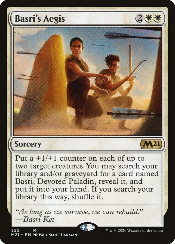 Basri's Aegis [Core Set 2021] MTG Single Magic: The Gathering | Red Claw Gaming