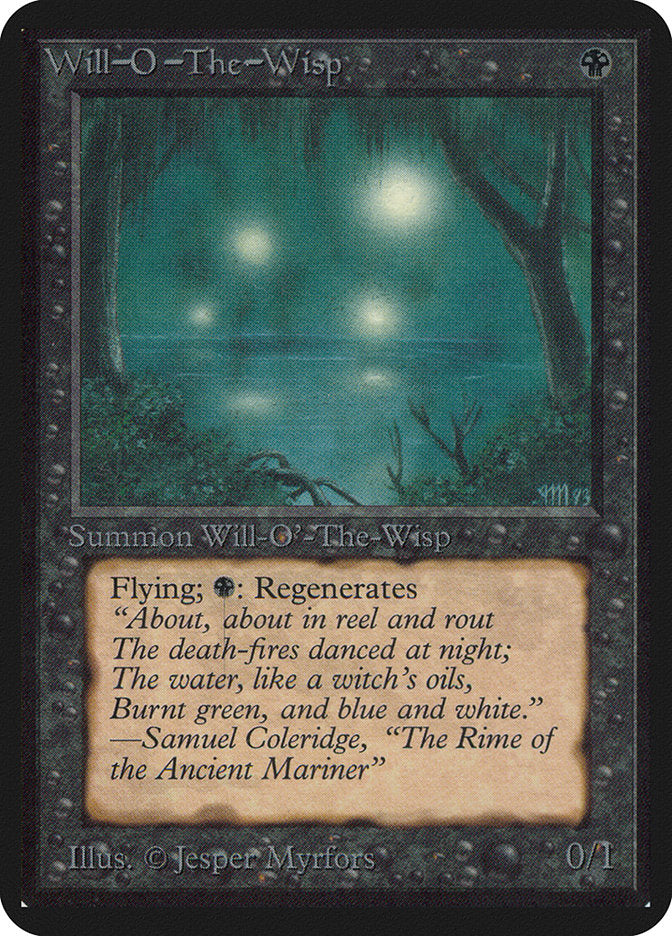 Will-o'-the-Wisp [Alpha Edition] MTG Single Magic: The Gathering | Red Claw Gaming