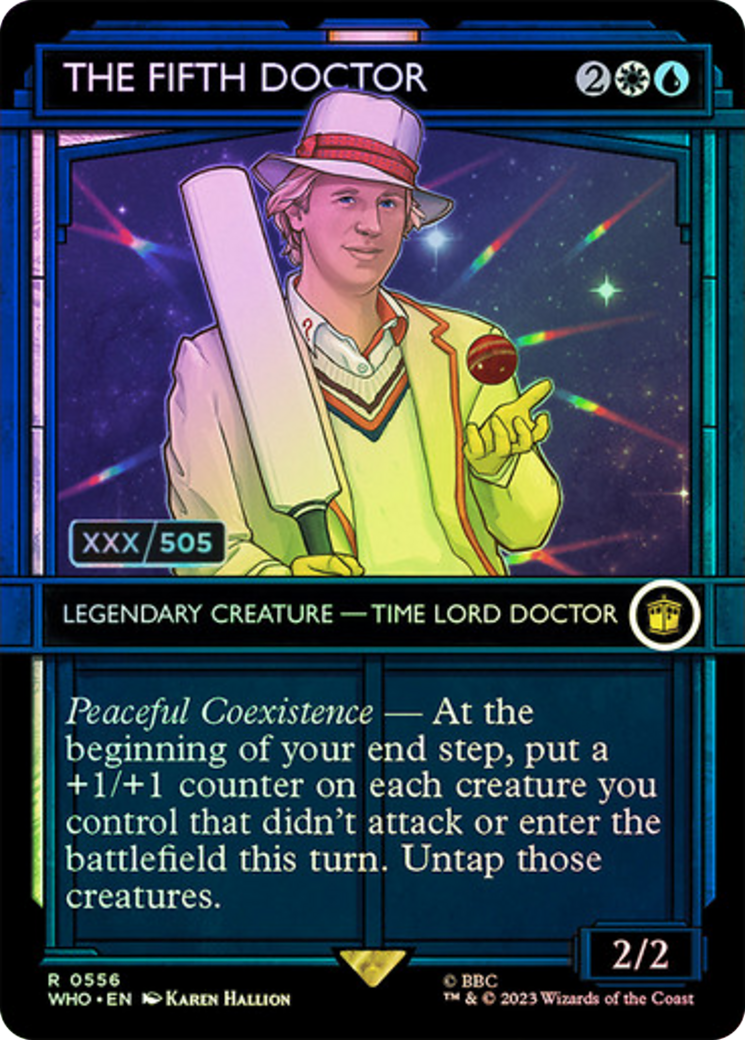 The Fifth Doctor (Serial Numbered) [Doctor Who] MTG Single Magic: The Gathering | Red Claw Gaming