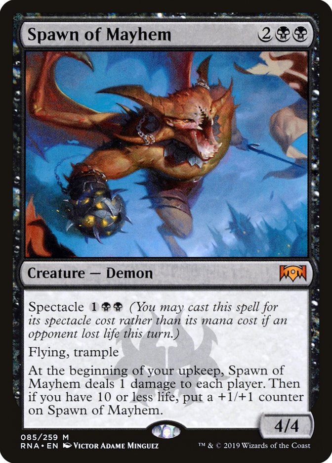Spawn of Mayhem [Ravnica Allegiance] MTG Single Magic: The Gathering | Red Claw Gaming