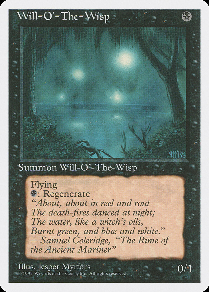 Will-o'-the-Wisp [Fourth Edition] MTG Single Magic: The Gathering | Red Claw Gaming