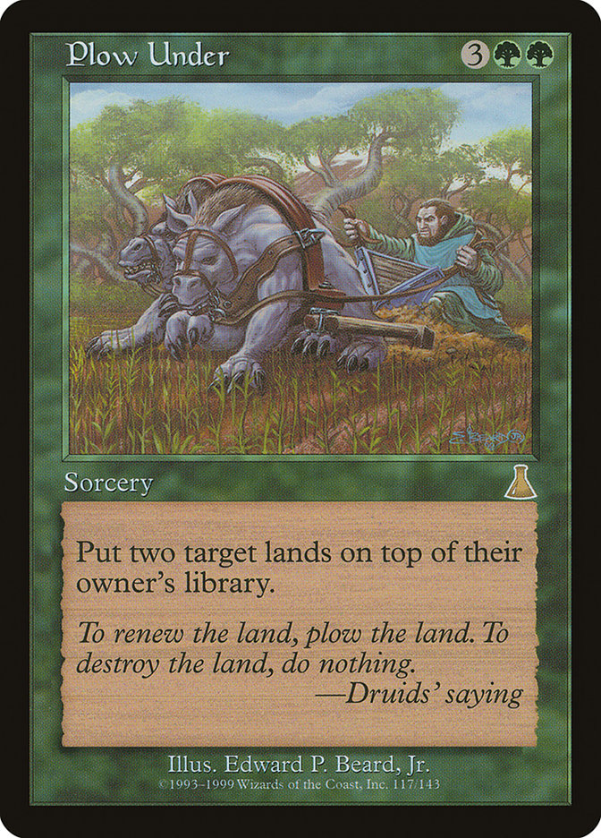 Plow Under [Urza's Destiny] MTG Single Magic: The Gathering | Red Claw Gaming