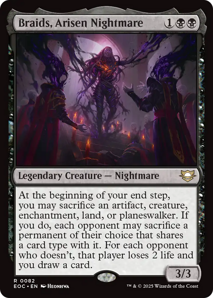 Braids, Arisen Nightmare [Edge of Eternities Commander] MTG Single Magic: The Gathering | Red Claw Gaming