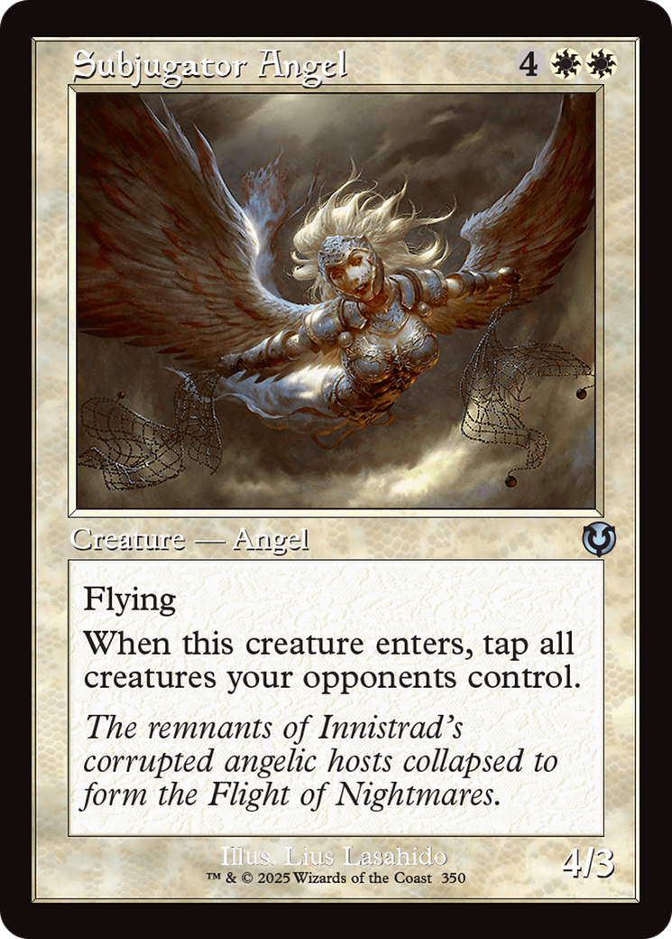 Subjugator Angel (Retro Frame) [Innistrad Remastered] MTG Single Magic: The Gathering | Red Claw Gaming