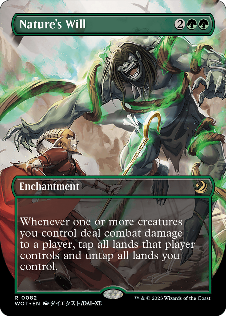 Nature's Will (Anime Borderless) [Wilds of Eldraine: Enchanting Tales] MTG Single Magic: The Gathering | Red Claw Gaming