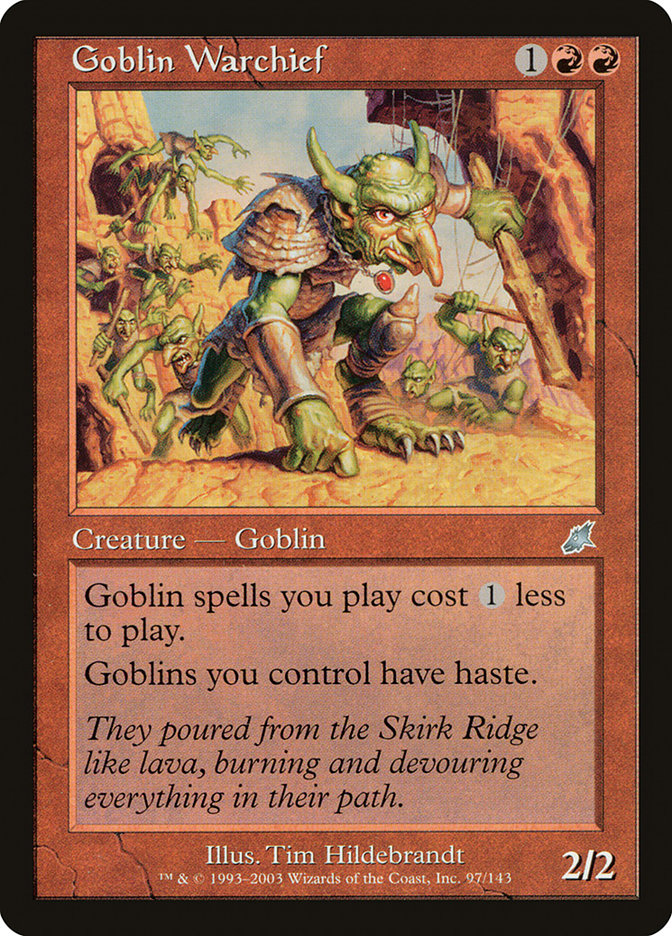 Goblin Warchief [Scourge] MTG Single Magic: The Gathering | Red Claw Gaming