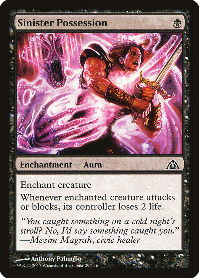 Sinister Possession [Dragon's Maze] MTG Single Magic: The Gathering | Red Claw Gaming