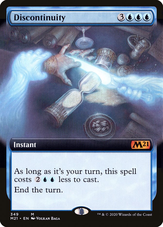 Discontinuity (Extended Art) [Core Set 2021] MTG Single Magic: The Gathering | Red Claw Gaming