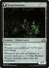 Docent of Perfection // Final Iteration [Eldritch Moon Prerelease Promos] MTG Single Magic: The Gathering | Red Claw Gaming
