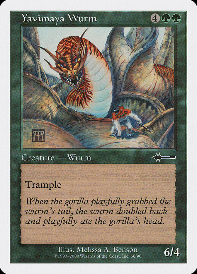 Yavimaya Wurm [Beatdown] MTG Single Magic: The Gathering | Red Claw Gaming
