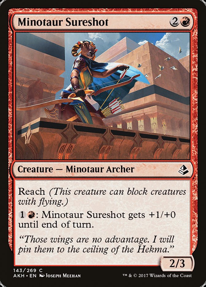 Minotaur Sureshot [Amonkhet] MTG Single Magic: The Gathering | Red Claw Gaming