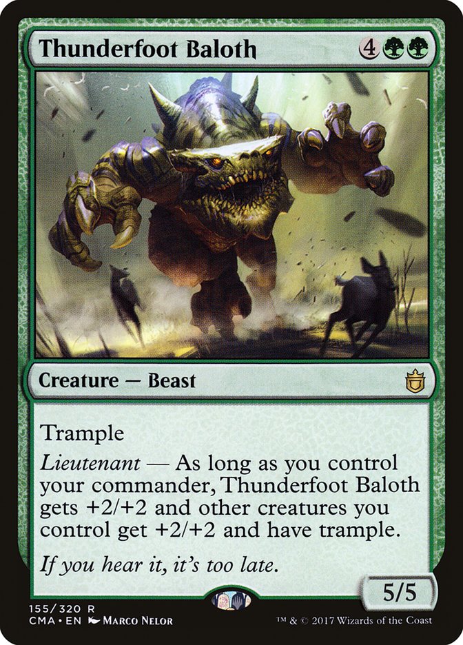 Thunderfoot Baloth [Commander Anthology] MTG Single Magic: The Gathering | Red Claw Gaming