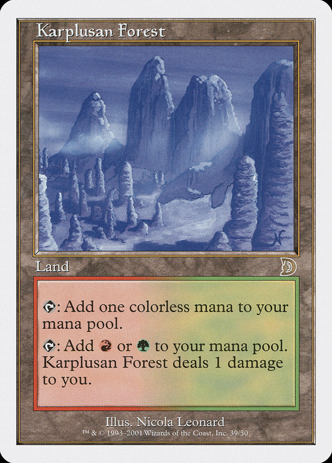 Karplusan Forest [Deckmasters] MTG Single Magic: The Gathering | Red Claw Gaming