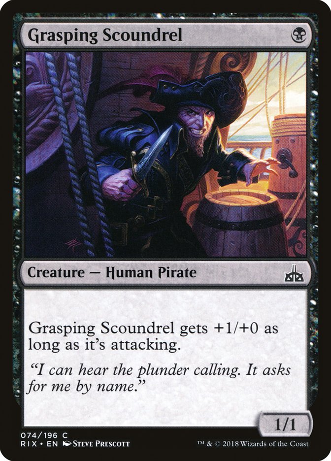 Grasping Scoundrel [Rivals of Ixalan] MTG Single Magic: The Gathering | Red Claw Gaming