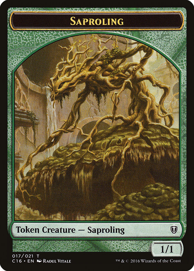 Saproling Token (017/021) [Commander 2016 Tokens] MTG Single Magic: The Gathering | Red Claw Gaming