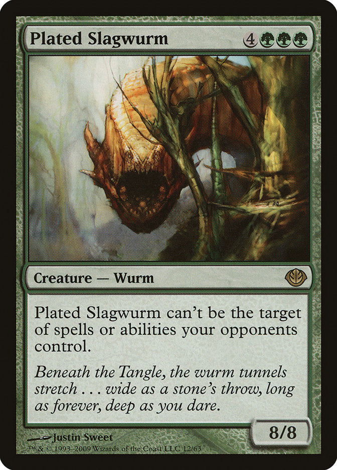 Plated Slagwurm [Duel Decks: Garruk vs. Liliana] MTG Single Magic: The Gathering | Red Claw Gaming