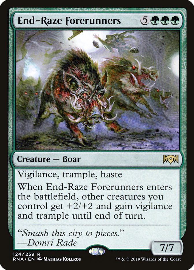 End-Raze Forerunners [Ravnica Allegiance] MTG Single Magic: The Gathering | Red Claw Gaming