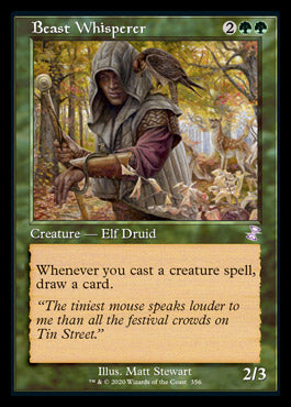Beast Whisperer (Timeshifted) [Time Spiral Remastered] MTG Single Magic: The Gathering | Red Claw Gaming