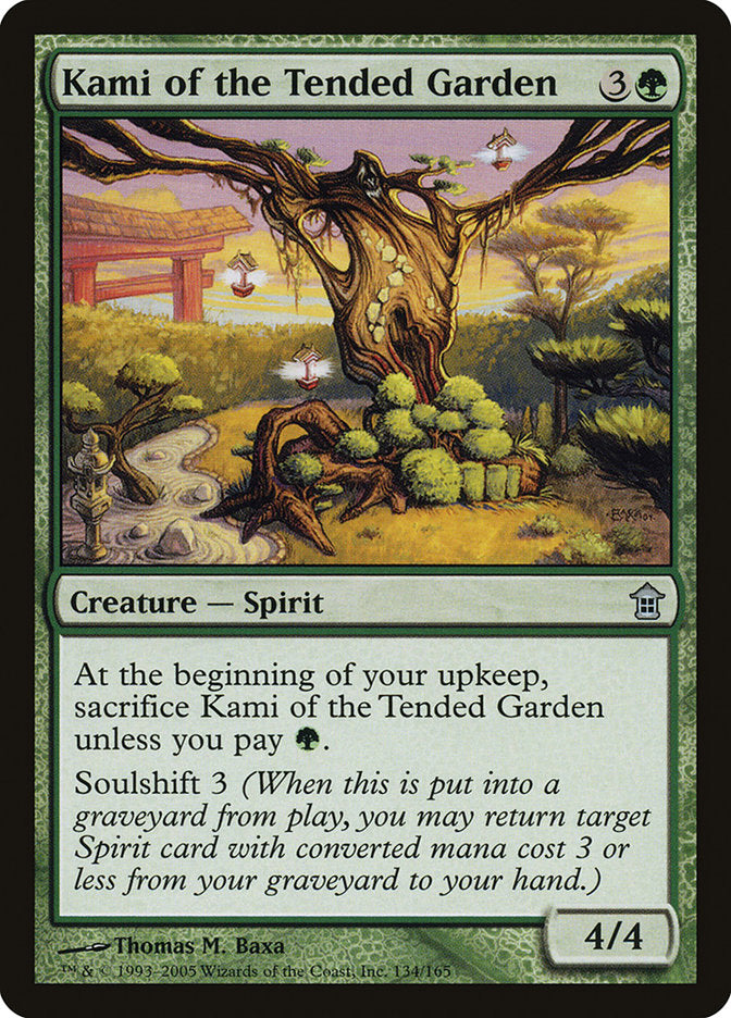 Kami of the Tended Garden [Saviors of Kamigawa] MTG Single Magic: The Gathering    | Red Claw Gaming