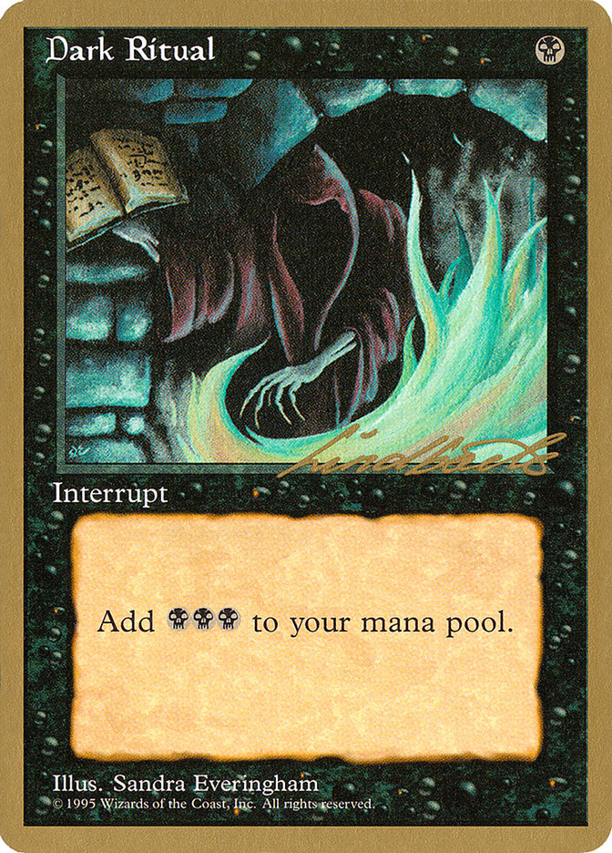 Dark Ritual (Leon Lindback) [Pro Tour Collector Set] MTG Single Magic: The Gathering | Red Claw Gaming