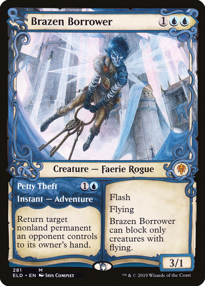 Brazen Borrower // Petty Theft (Showcase) [Throne of Eldraine] MTG Single Magic: The Gathering | Red Claw Gaming