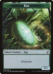 Rhino // Egg Double-Sided Token [Commander 2019 Tokens] MTG Single Magic: The Gathering | Red Claw Gaming