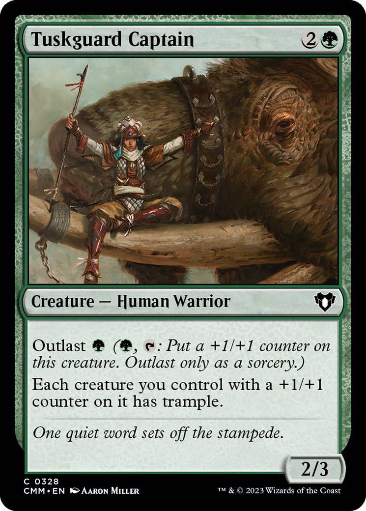 Tuskguard Captain [Commander Masters] MTG Single Magic: The Gathering    | Red Claw Gaming