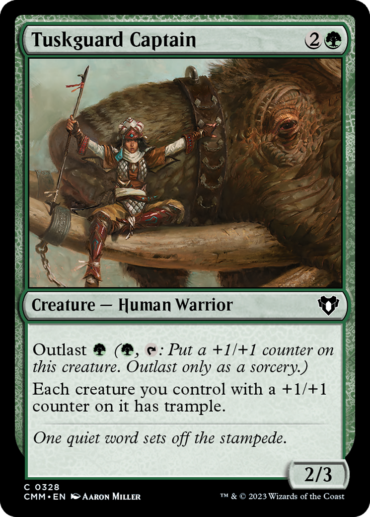 Tuskguard Captain [Commander Masters] MTG Single Magic: The Gathering | Red Claw Gaming