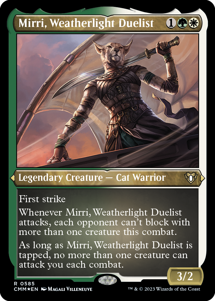 Mirri, Weatherlight Duelist (Foil Etched) [Commander Masters] MTG Single Magic: The Gathering | Red Claw Gaming