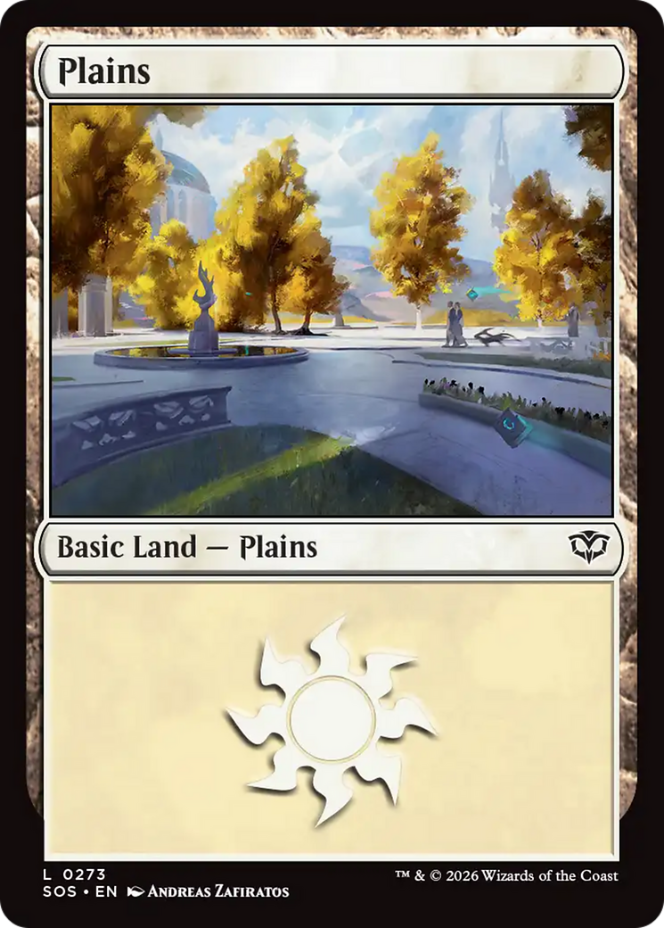 Plains (0273) [Secrets of Strixhaven] MTG Single Magic: The Gathering | Red Claw Gaming