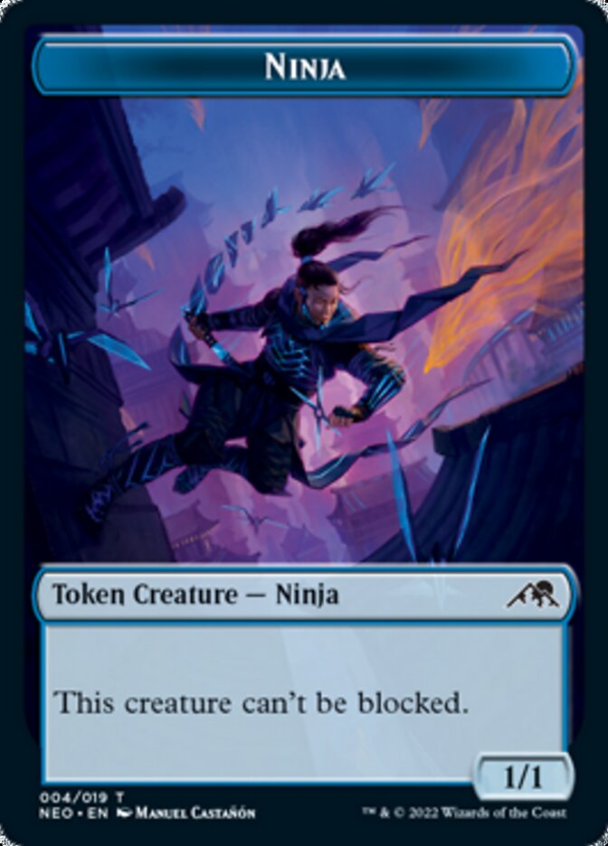 Ninja Token [Kamigawa: Neon Dynasty Tokens] MTG Single Magic: The Gathering | Red Claw Gaming