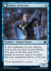 Delver of Secrets // Insectile Aberration [Innistrad: Midnight Hunt] MTG Single Magic: The Gathering | Red Claw Gaming