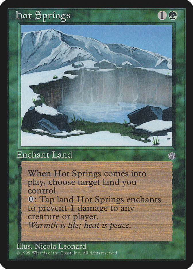 Hot Springs [Ice Age] MTG Single Magic: The Gathering | Red Claw Gaming