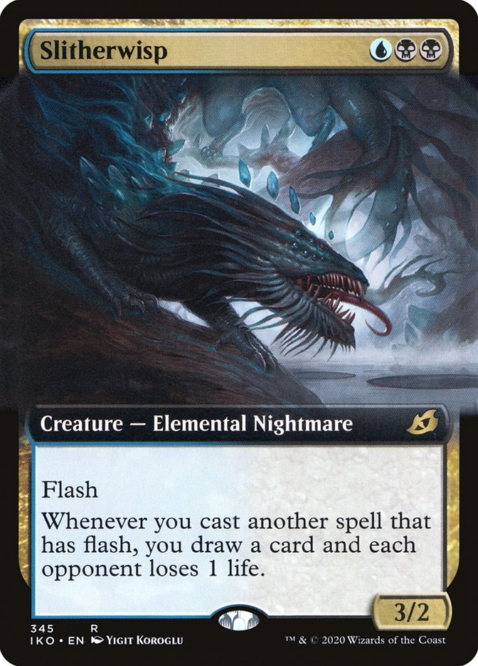 Slitherwisp (Extended Art) [Ikoria: Lair of Behemoths] MTG Single Magic: The Gathering | Red Claw Gaming