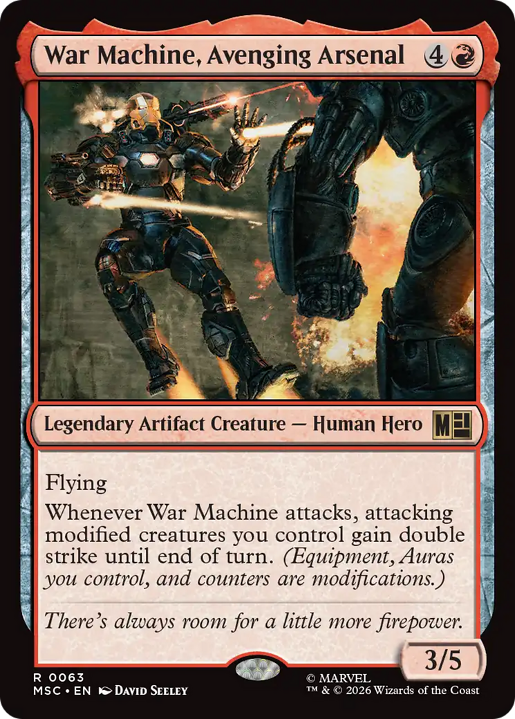 War Machine, Avenging Arsenal [Marvel Super Heroes Commander] | Red Claw Gaming