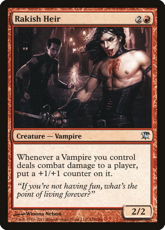 Rakish Heir [Innistrad] MTG Single Magic: The Gathering | Red Claw Gaming