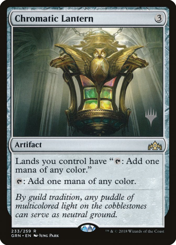 Chromatic Lantern (Promo Pack) [Guilds of Ravnica Promos] MTG Single Magic: The Gathering | Red Claw Gaming
