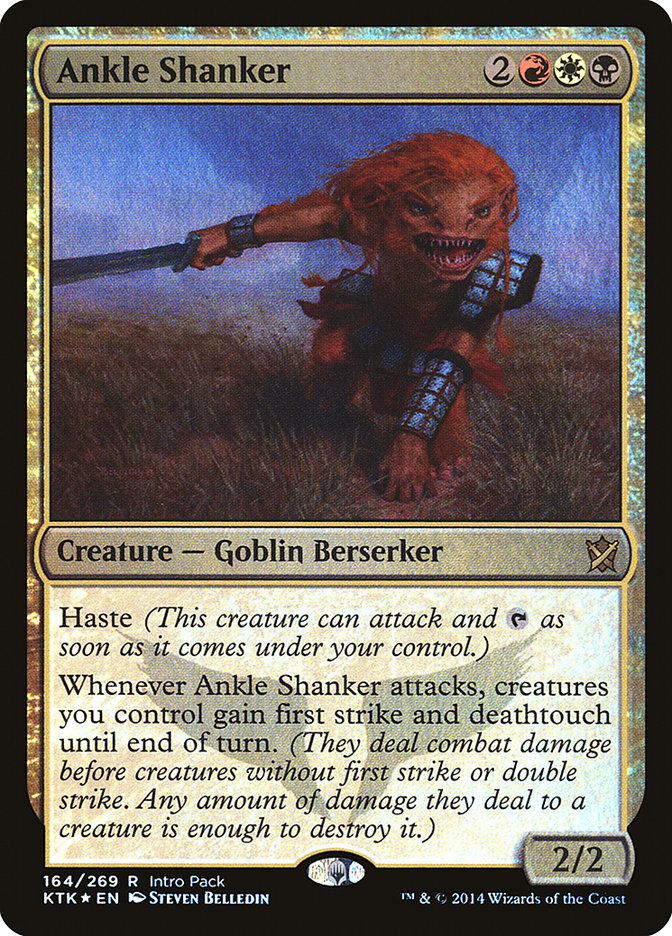Ankle Shanker (Intro Pack) [Khans of Tarkir Promos] MTG Single Magic: The Gathering | Red Claw Gaming