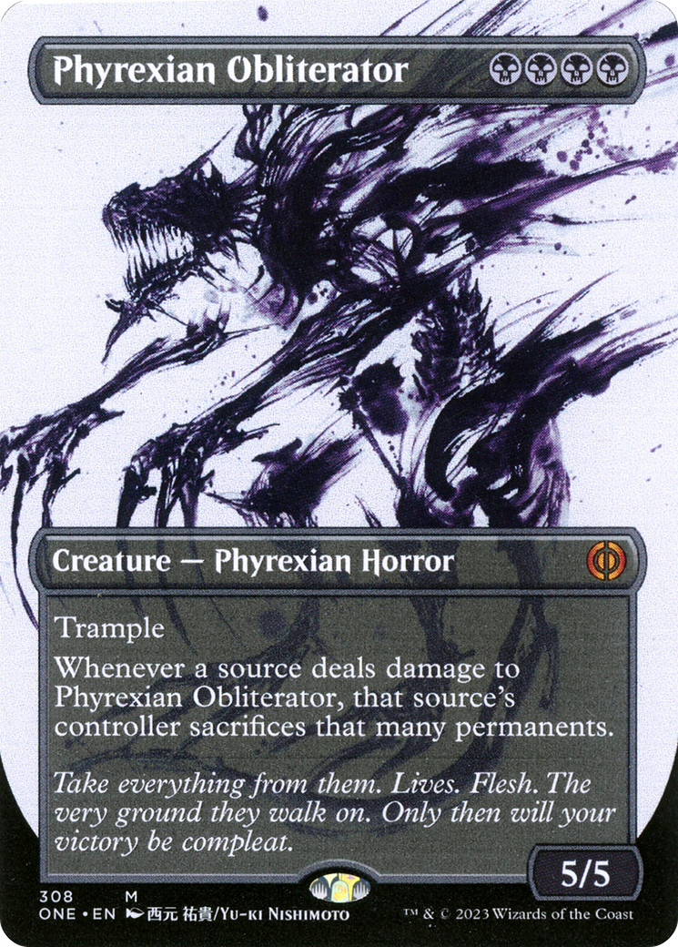 Phyrexian Obliterator (Borderless Ichor) [Phyrexia: All Will Be One] MTG Single Magic: The Gathering | Red Claw Gaming