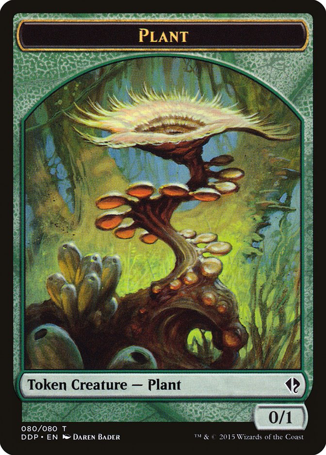 Plant Token [Duel Decks: Zendikar vs. Eldrazi] MTG Single Magic: The Gathering | Red Claw Gaming