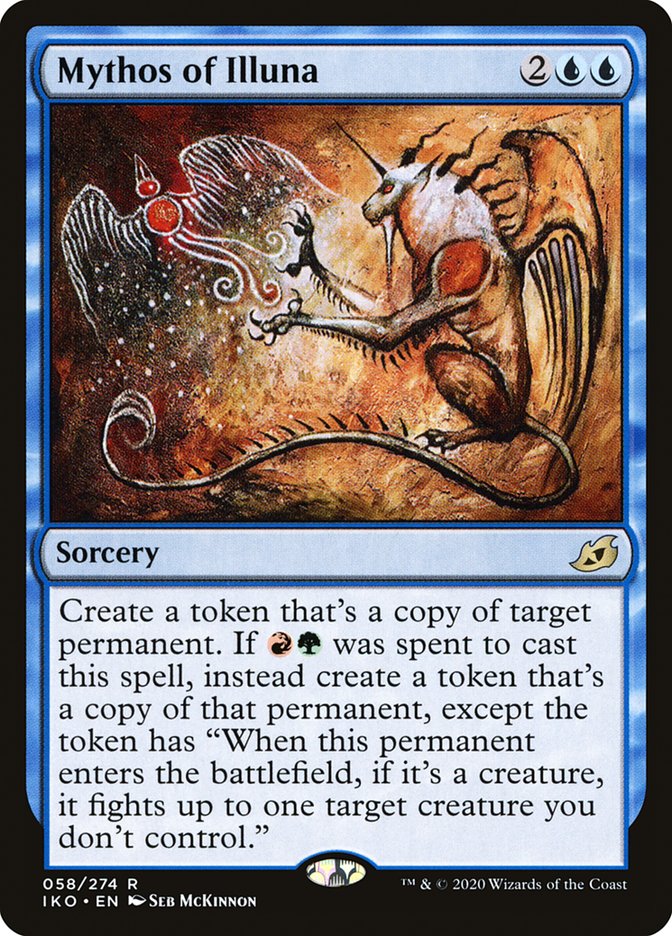 Mythos of Illuna [Ikoria: Lair of Behemoths] MTG Single Magic: The Gathering | Red Claw Gaming